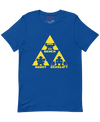 blue "TriForce Powerlifting" women's T-shirt