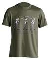 army green "Progressive Overload" T-shirt