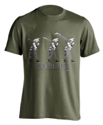 army green "Progressive Overload" T-shirt